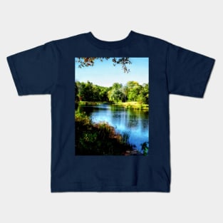 Summer - Peaceful Lake Kids T-Shirt